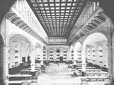 One part of the main floor, with a higher ceiling and a skylight