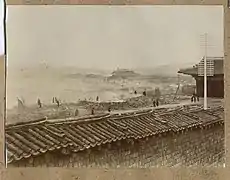 Ruins of the palace after a great fire in 1904