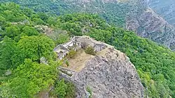 Medieval monastery Kusanats Anapat in Shinuhayr