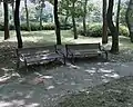 A neglected bench, Korea