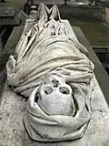 Tomb of Francesc Farreras i Framis, 1888. Montjuïc Cemetery, Barcelona, Spain