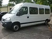 Opel Movano A (2003–2010), medium roof, long wheelbase minibus