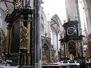 Interior of the church