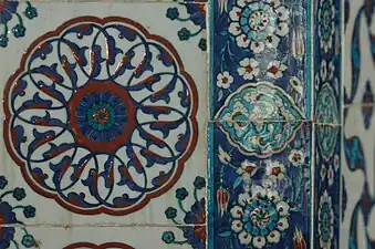 Rüstem Pasha mosque Iznik tiles