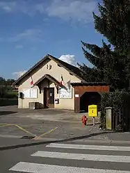 The town hall in L'Écouvotte