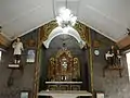 The oratory and altar, which also enshrines Our Lady of Częstochowa, Lorenzo Ruiz, John Bosco, and Dominic Savio.