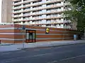 Apartment block with supermarket