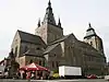 Het geheel van de Saint-Vincentkerk met uitzondering van het orgel.