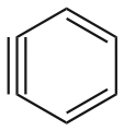 Benzyne (an aryne)