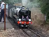 No.2 Northern Chief waiting to leave the station for Dungeness