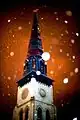 A steeple restored in 2006 on Wurts Street in Rondout