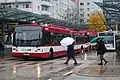 Image 8Trolleybuses outside Salzburg Hbf, Austria