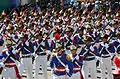 The Presidential Guard at the Independence Day military parade.