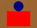 The distinguishing patch of the 13th Battalion (Royal Highlanders of Canada), CEF