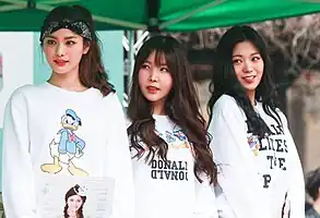 Orange Caramel in 2015From left to right: Nana, Raina, Lizzy