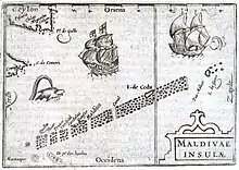 1598 Middleburg Bertius Maldives map