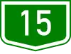 Main road 15 shield