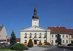 Town Hall in Babimost, seat of the gmina office