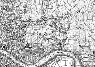 John Rocque's Map of London, 1746