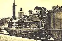 A 4-2-0 steam locomotive in 1846 designed by Thomas Crampton