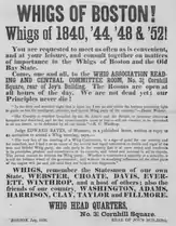 Whig Headquarters, 1856