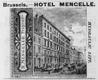 The Hotel Mengelle in 1885