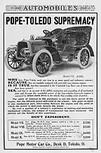 1905 Pope-Toledo Model VII advertisement