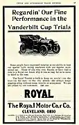 1906 Royal Tourist advertisement