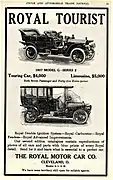 1907 Royal Tourist advertisement