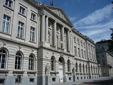 1908 - École royale militaire, avenue de la Renaissance, 30, Brussels by Henri Maquet and Henri van Dievoet.