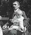 Edward Gwynn with his son Harold, 1913