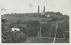 1929 postcard of Kovača Vas