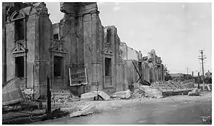 1931 Hawkes Bay Earthquake - Town Hall, Napier