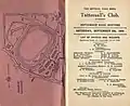 Inside cover of the 1945 Chelmsford Stakes racebook showing raceday officials