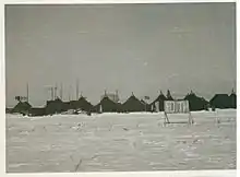 MGCIS-1 radar site at Yonpo Airfield, Korea in December 1950. The TPS-1B is on the far left of the photo.