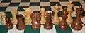 1950 Dubrovnik Chess Set manufactured 2015 by Chess Bazaar of India.