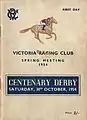 Front cover 1954 LKS Mackinnon Stakes racebook