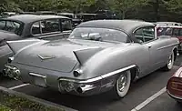 1957 Cadillac Eldorado Seville (hardtop coupe; rear)