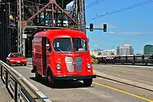 Preserved International Metro Van in Portland in 2012