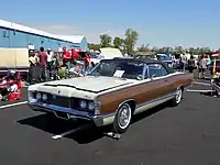 1968 Mercury Park Lane convertible with "yacht deck paneling" body trim