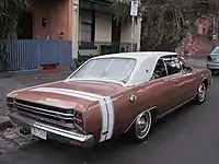 1970 Dodge Dart-based Valiant hardtop coupe (New Zealand)