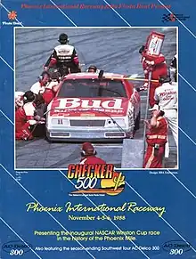 The 1988 Checker 500 program cover, featuring Terry Labonte.