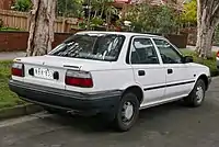 Facelift Corolla SE sedan (Australia)