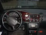 Interior dashboard of a Mk6 Escort