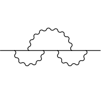 An example of a Feynman diagram that can not be cut into two separate diagrams by cutting one propagator.