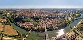 Aerial view of Béziers