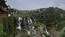 Wangcun waterfall in Furong