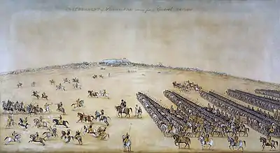 Regiment of Skinner's Horse returning from a General Review, 1828