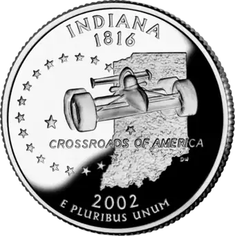 Indiana quarter