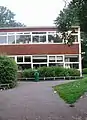 The new science block, built in 1958, pictured in 2003, before its demolition in about 2012